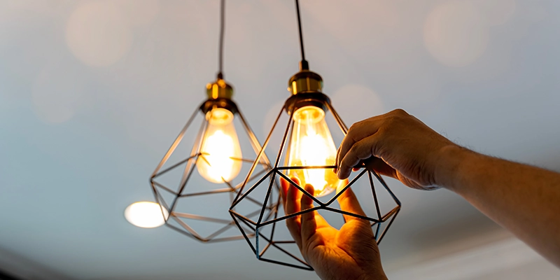 Modern Light Fixture Installation